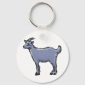 Gray Goat Sketch Sleutelhanger (Achterkant)
