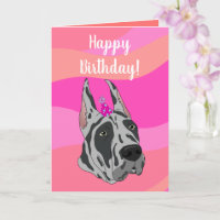 Gray Great Dane Birthday