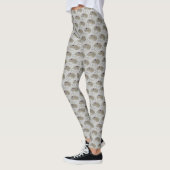 Gray Grey Computer Mouse Electronics Techie bekabe Leggings (Links)