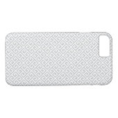 Gray Grieks Zeer belangrijk Patroon iPhone 7 Hoesj Case-Mate iPhone Case (Achterkant (Horizontaal))
