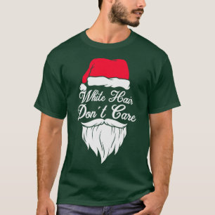 Gray Hair Grandfather Kerstkerstkerstman T-shirt