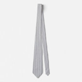 Gray Hand Drawn Chevron Pattern Stropdas (Voorkant)