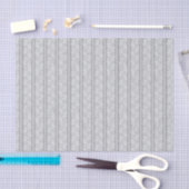 Gray Hand Drawn Chevron Pattern Tissuepapier (Craft)