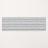 Gray Hand Drawn Chevron Pattern Yogamat (Voorkant (horizontaal))