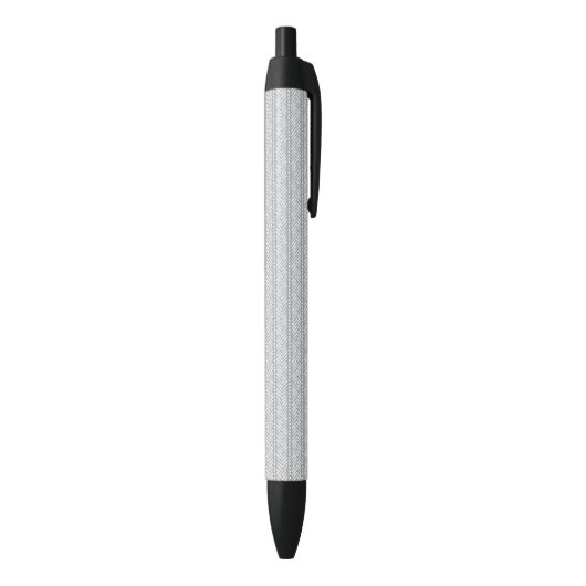 Gray Hand Drawn Chevron Pattern Zwarte Inkt Pen (Achterkant (Verticaal))