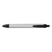 Gray Hand Drawn Chevron Pattern Zwarte Inkt Pen (Achterkant)