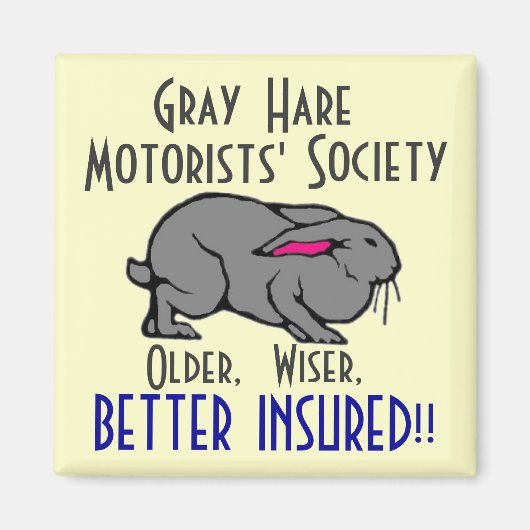 Gray Hare Motorists Society Magneet (Voorkant)