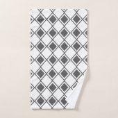 Gray Harlequin Bad Handdoek (Handdoek)