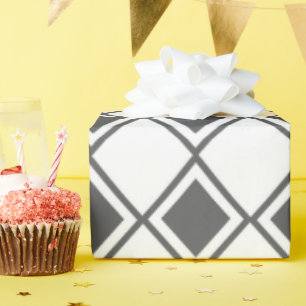 Gray Harlequin Cadeaupapier