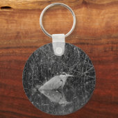 Gray Heron Sleutelhanger (Voorkant)