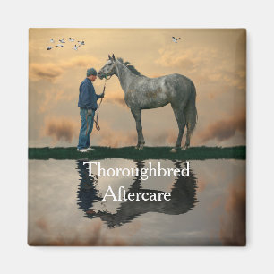 Gray Horloge Et Groom OTTB Magnet