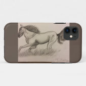Gray Horse Case-Mate iPhone Case (Achterkant (horizontaal))