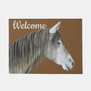 Gray Horse Deurmat