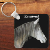 Gray Horse Sleutelhanger (Voorkant)