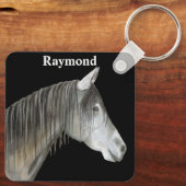 Gray Horse Sleutelhanger (Achterkant)