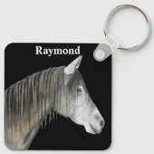Gray Horse Sleutelhanger (Achterkant)