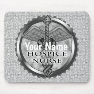 Gray Hospice Nurse mousepad Muismat