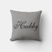 Gray Hubby de heer Pillow Kussen (Voorkant)