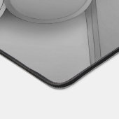 Gray Hues Modern Art Bureaumat (Hoek)