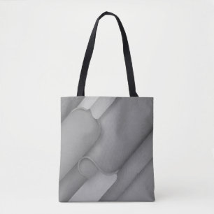 Gray Hues Modern Art Draagtas