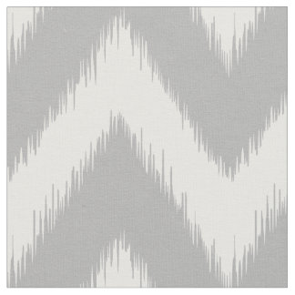 Gray Ikat Chevron Stof