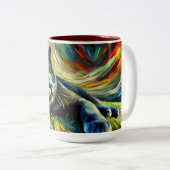 Gray Kitten Mug (Devant droit)