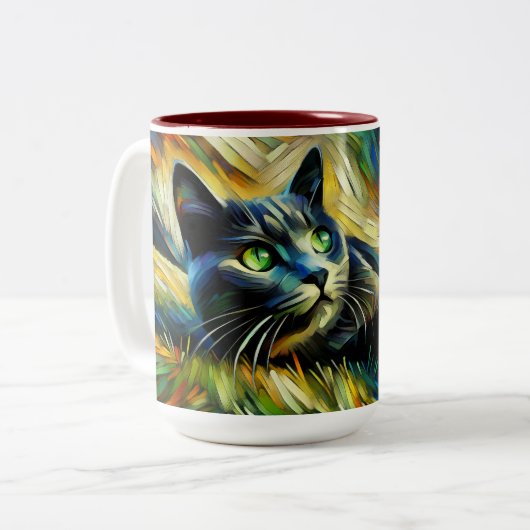 Gray Kitten Mug (Devant gauche)