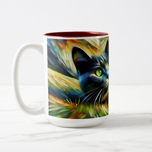 Gray Kitten Mug (Gauche)