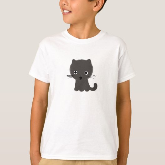 Gray Kitten T-shirt (Voorkant)