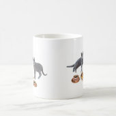 Gray Kittens Tea Party Mug (Centre)