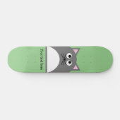 Gray Kitty Cat Aangepast skateboard (Horizontaal)