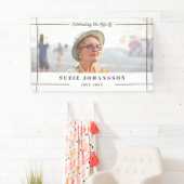 Gray Lines Foto van het leven Spandoek (Insitu)