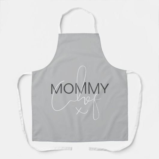 Gray mammie Chef Schort (Voorkant)