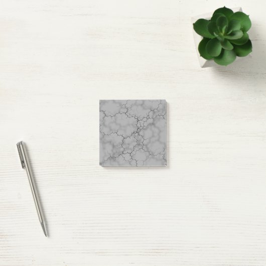 Gray Marble Pattern Post-it® Notes (Kantoor)