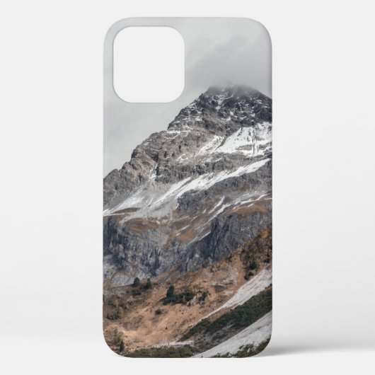 GRAY MOUNTAINS MET SNEEUW GEPAKT MET TR Case-Mate iPhone CASE (Achterkant)