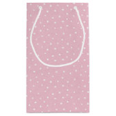 Gray Mouse op Polka Dots Klein Cadeauzakje (Achterkant)