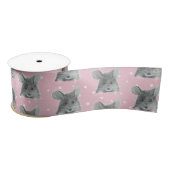 Gray Mouse op Polka Dots Lint (Spoel)