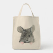 Gray Mouse Tote Bag (Achterkant)