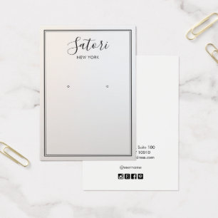 Gray Ombre Signature Font die Display verdient Visitekaartje