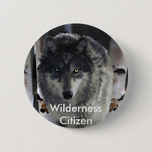 GRAY PACK WOLF Collectie Ronde Button 5,7 Cm
