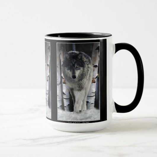 GRAY PACK WOLF Wildlife Gift Mugs (Droite)