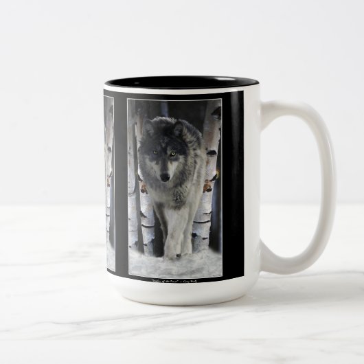 GRAY PACK WOLF Wildlife Gift Mugs (Droit)
