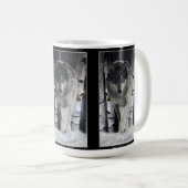 GRAY PACK WOLF Wildlife Gift Mugs (Devant droit)