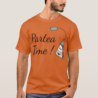 Gray Partea Time Tea Shirt en Gifts