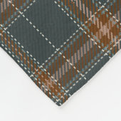 Gray Pattern Boy Name Custom Photo Kinder Fleece Deken (Hoek)