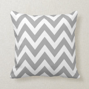 Gray Pattern Pillow Kussen