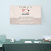 GRAY PEACH PINK SEWWEWMACHINE TAILOR OPENEN SPANDOEK (Beurs)