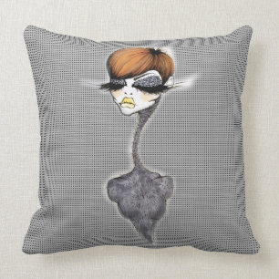 Gray Pixie Pillow Kussen