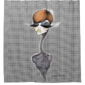 Gray Pixie Shower Curtain Douchegordijn (Voorkant)