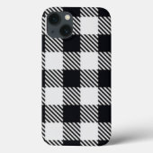Gray Plaid | Checkers-Mok Case-Mate iPhone Case (Achterkant)